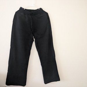 Kotn Black High Waisted Wide Leg Flare Pants